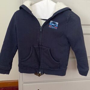 Boys Vineyard Vines zip-up Sherpa hoodie